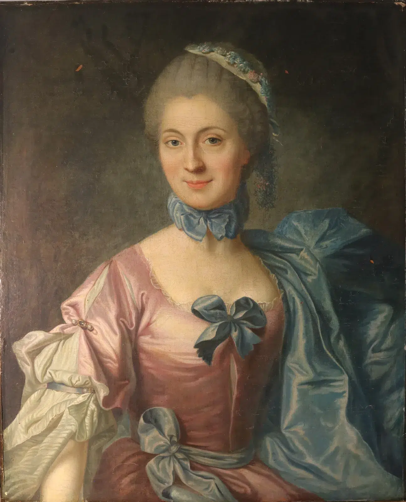 Jeune Dame sous Louis XV, Nattier Jean-Marc, XVIII es, 60 x 74 cm, Musée Grobet, Marseille